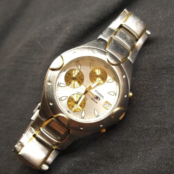 Fossil | Accessories | Fossil Blue Chronograph Mens Watch